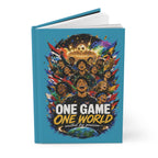 Soccer Hardcover Journal — "One Game One World" Personalized Team Notebook