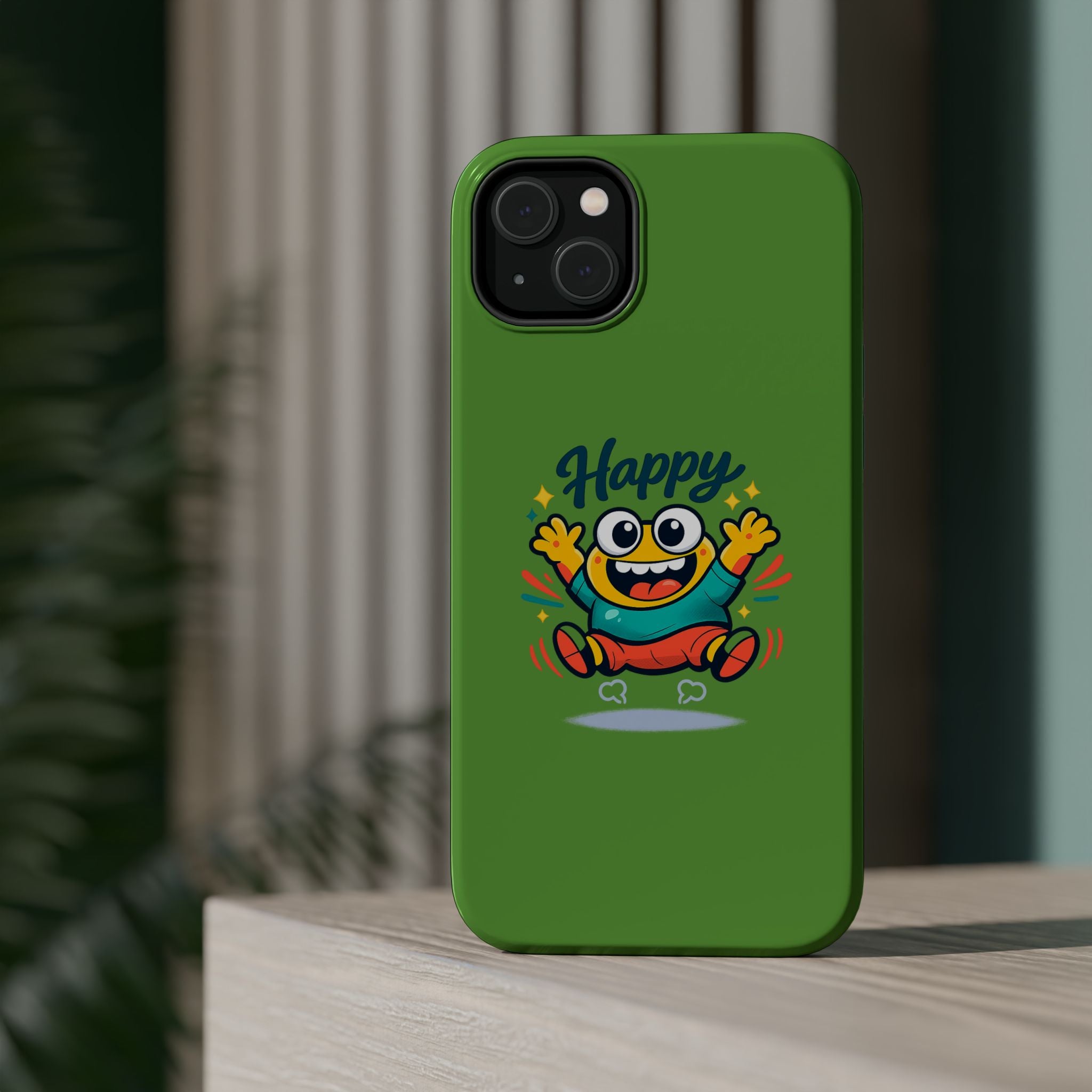 Happy Monster Magnetic Impact-Resistant Phone Case