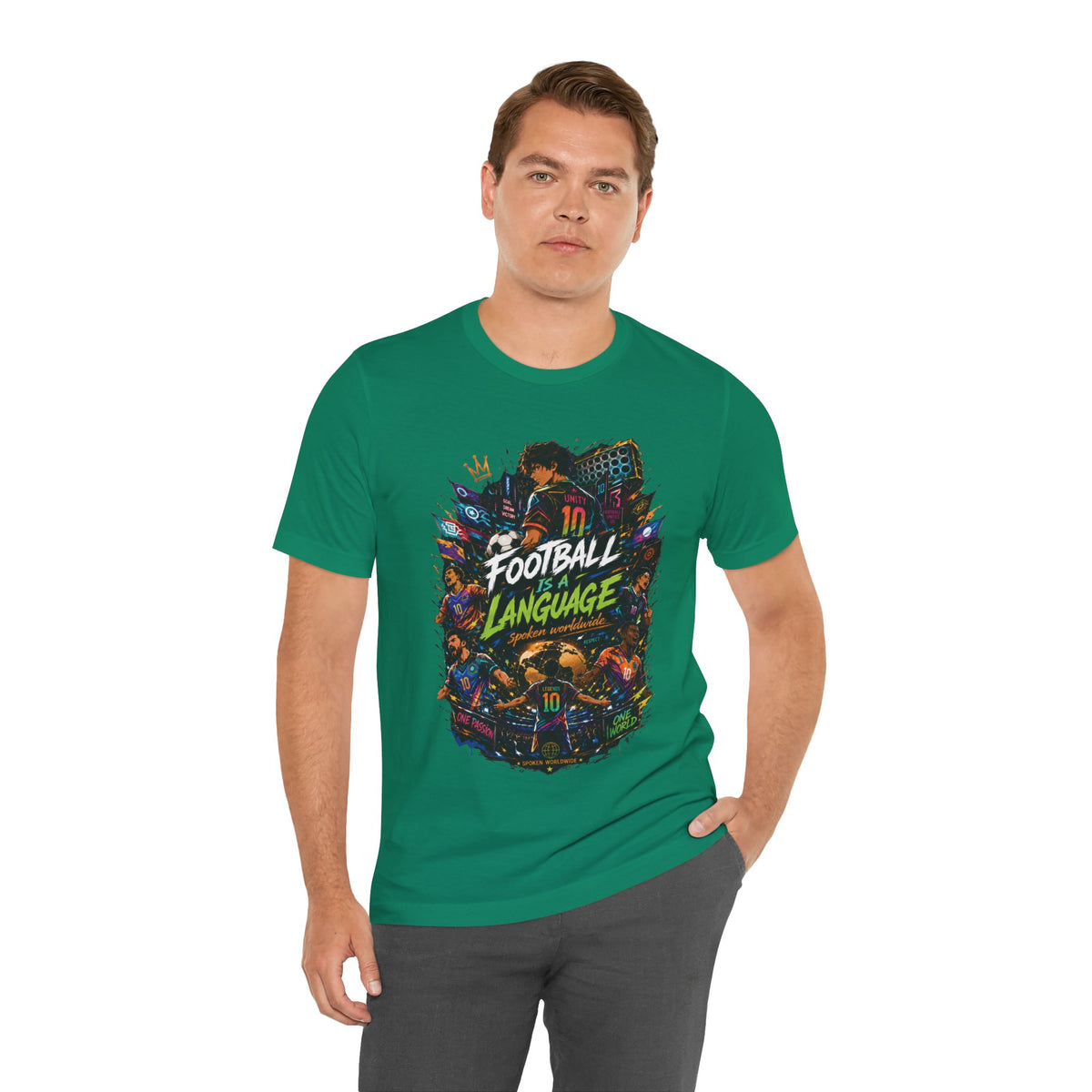 Football Is a Language Graphic T Shirt