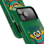 Happy Monster Magnetic Protective Phone Case Green