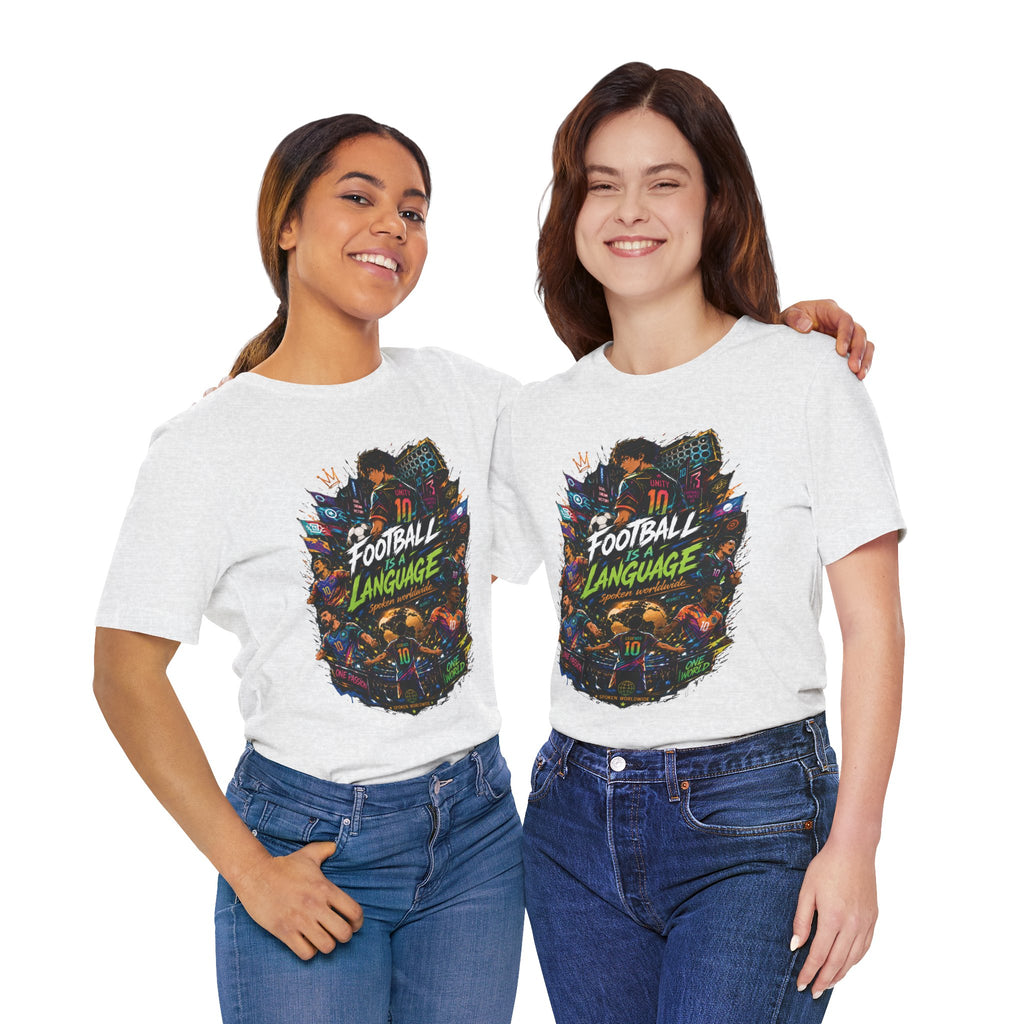 Football Is a Language Graphic T Shirt