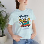 Happy Mood Blob Tee | kawaii minimal, thick outline emoji cartoon