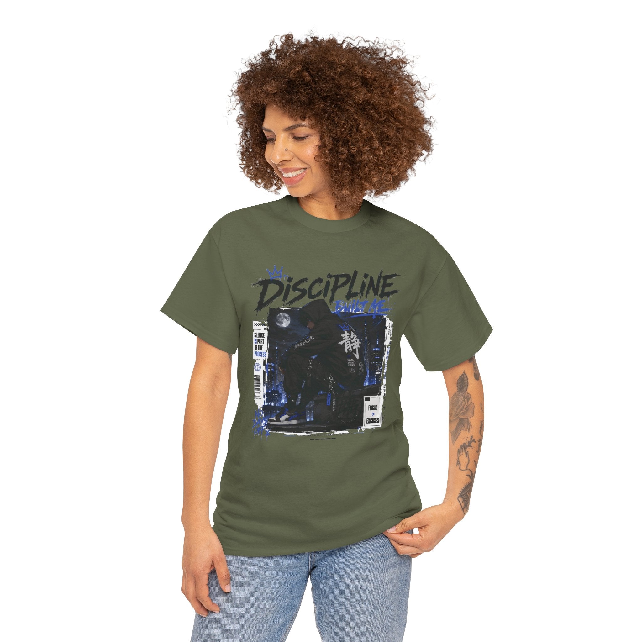 Discipline Built Me Anime Streetwear T Shirt