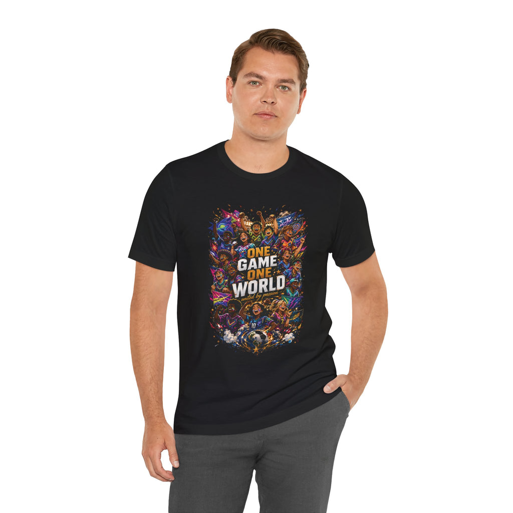 T-Shirt — 'One Game One World' Gamer Graphic Tee