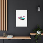 Retro Racing Car Canvas Wall Art – Vintage Dragster Design