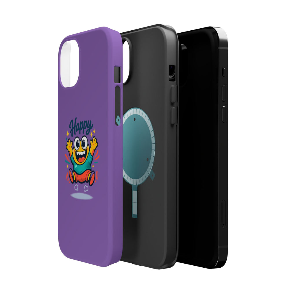 Happy Monster Magnetic Impact-Resistant Phone Case
