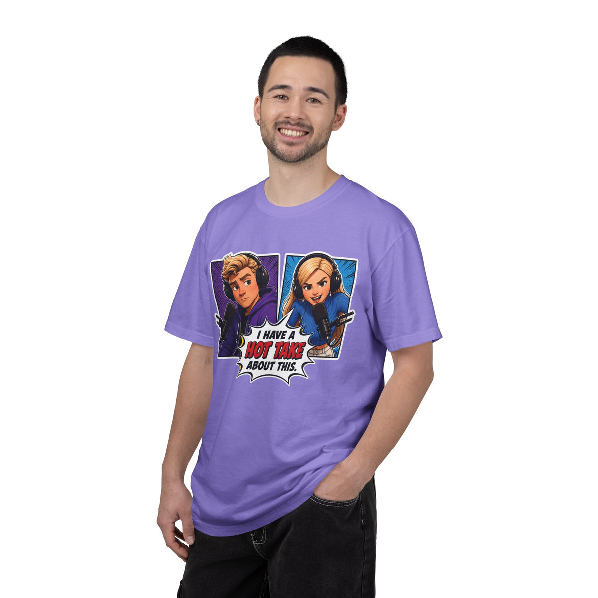 Hot Take Central I Have a Hot Take About This Podcast T Shirt