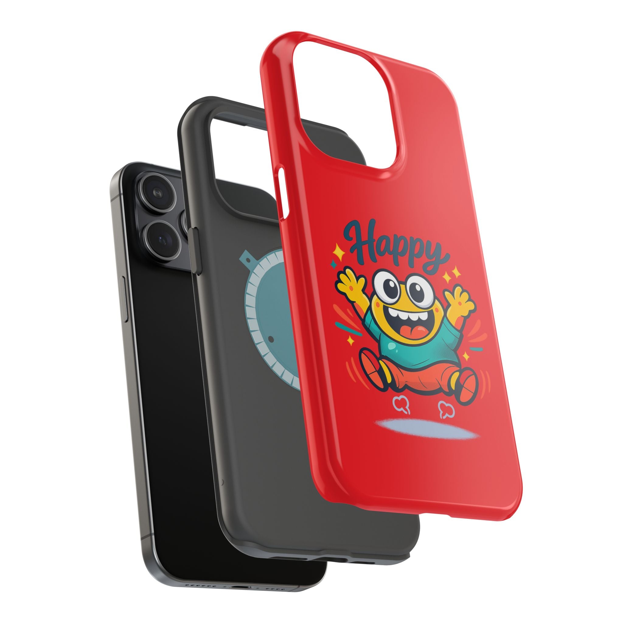 Happy Monster Magnetic Impact-Resistant Phone Case