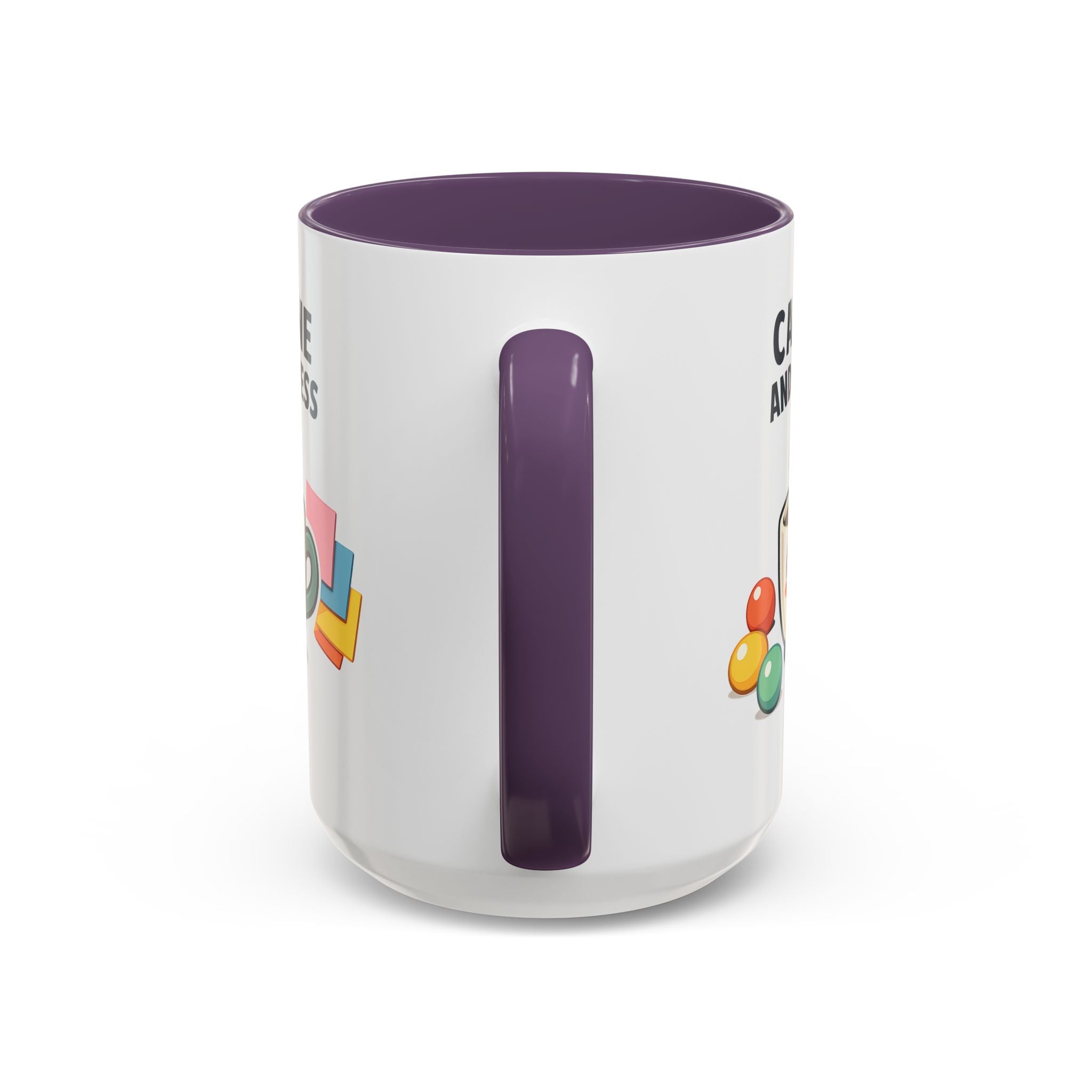 Caffeine and Kindness Coffee Mug – Ceramic Accent Mug (11oz / 15oz)