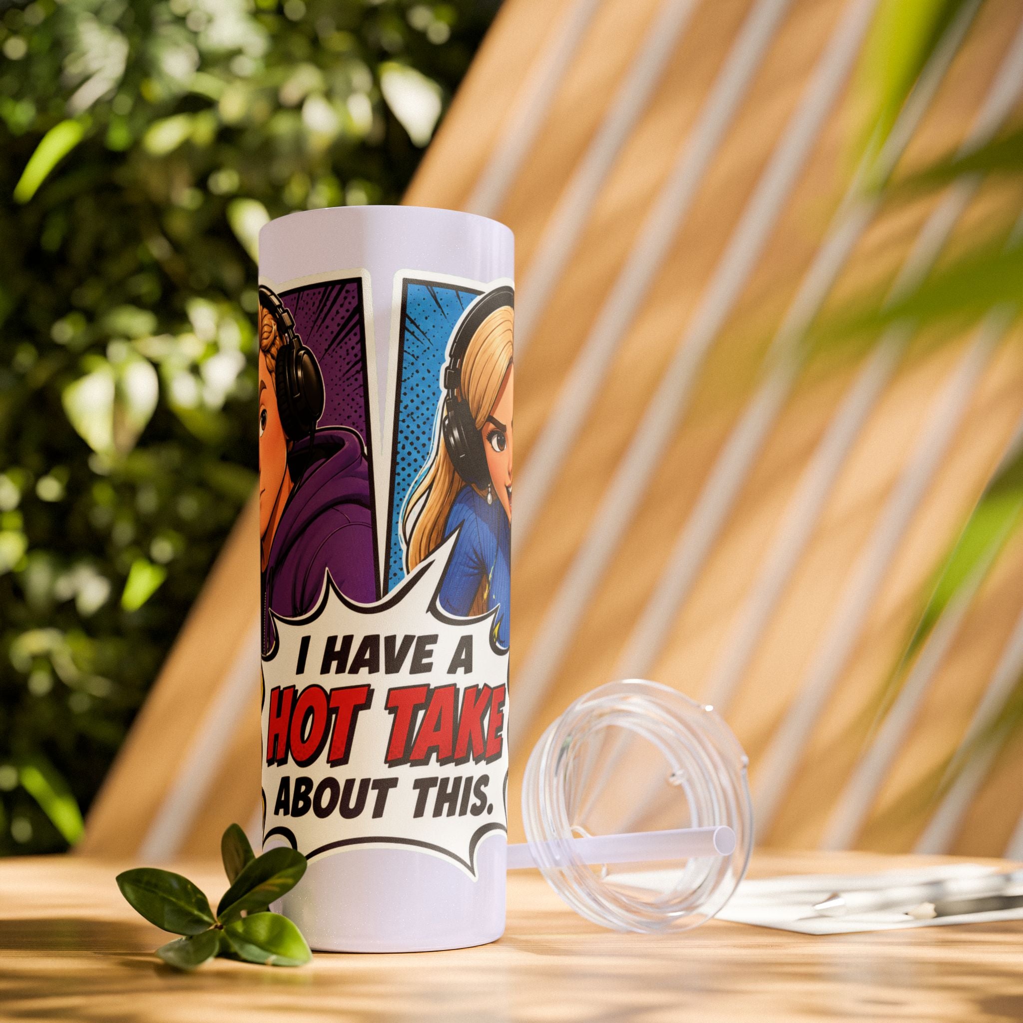 Hot Take Central I Have a Hot Take About This 20oz Pop Art Tumbler