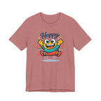 Happy Mood Blob Tee | kawaii minimal, thick outline emoji cartoon