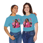 Boss Babe Pink Fashion Tee — Women’s Glam Money & Shopping Graphic Shirt