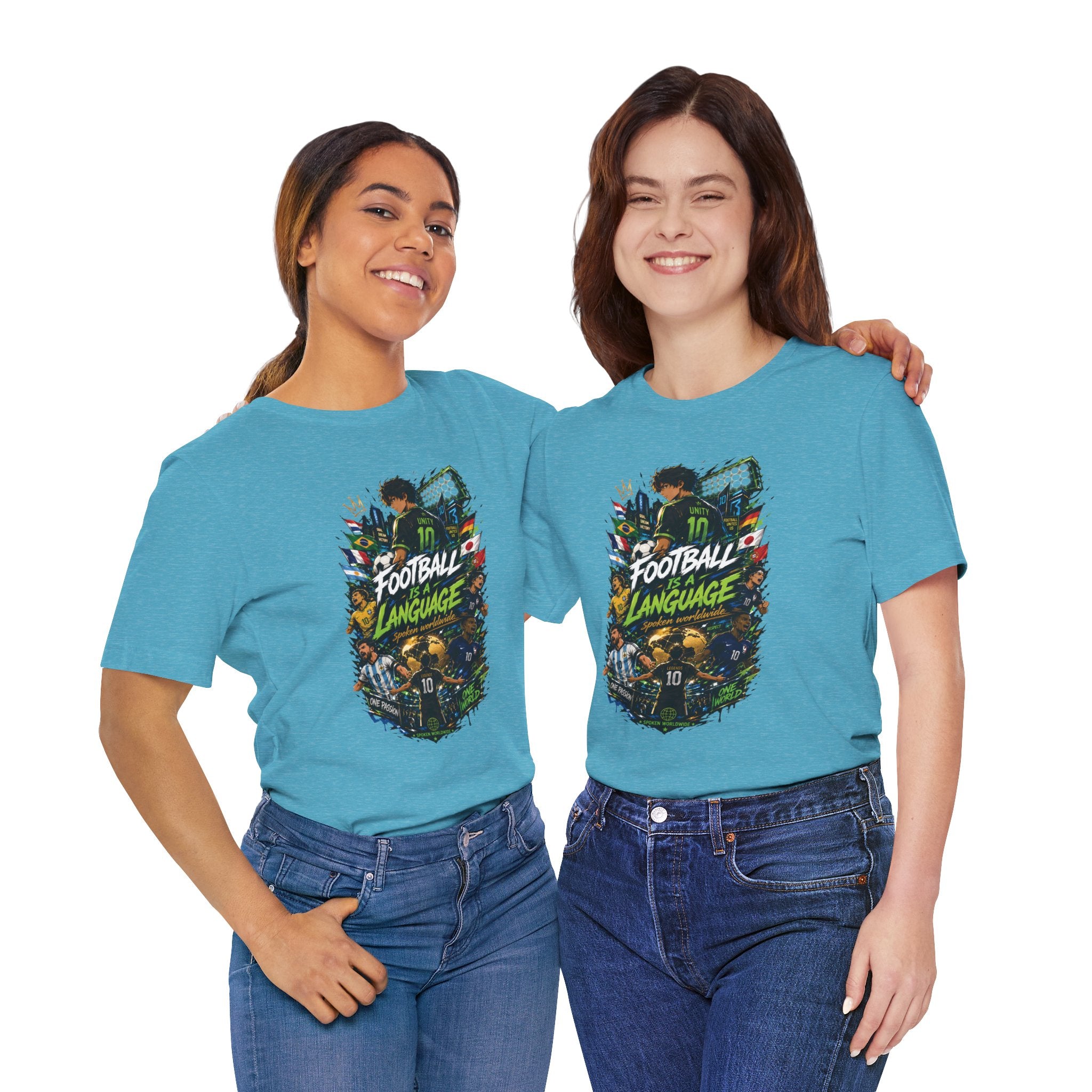 Football Language Graphic Tee — Soccer Fan Jersey Shirt