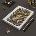 Play Like a Legend Soccer Hardcover Journal — Personalized Name & Number Notebook