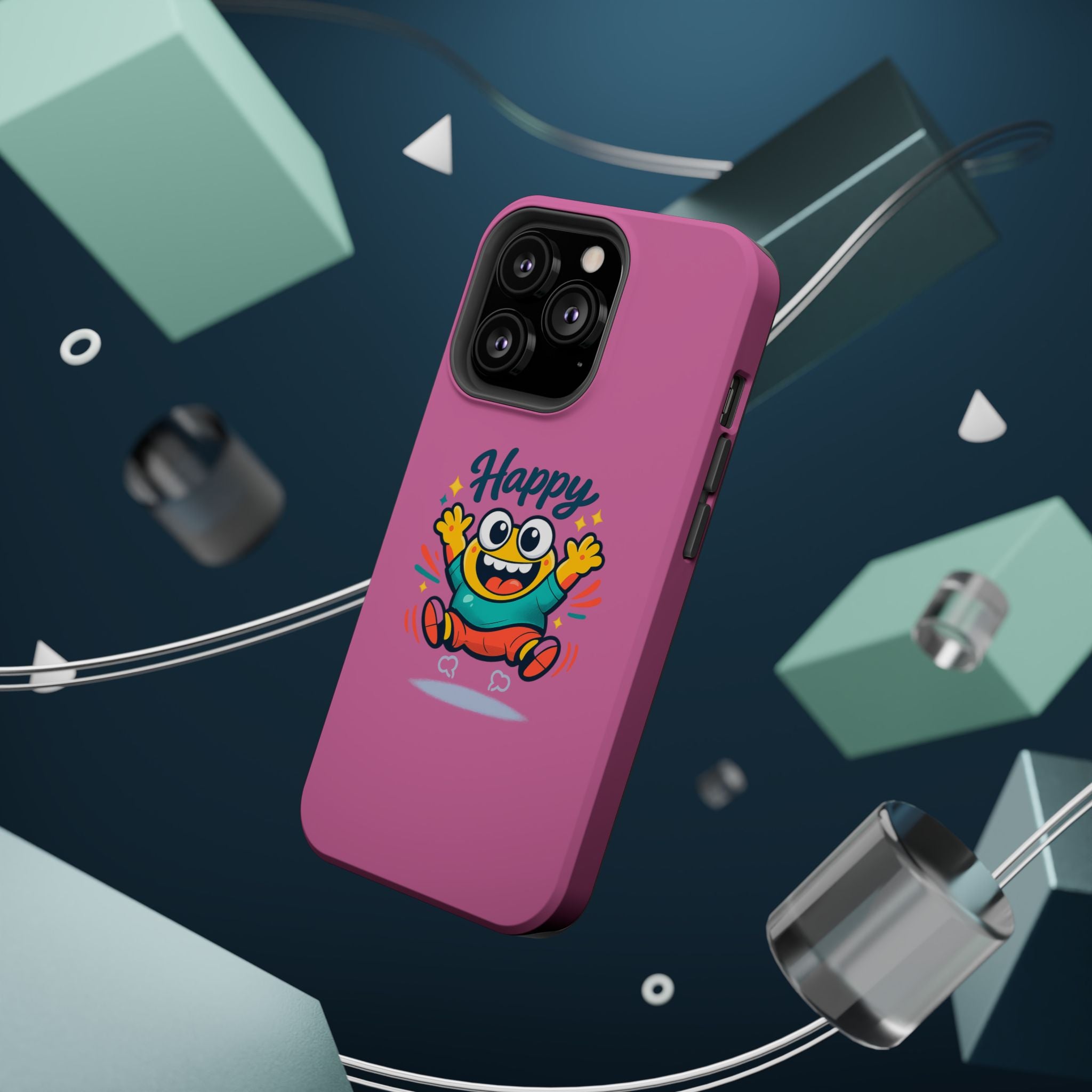 Happy Monster Magnetic Impact-Resistant Phone Case