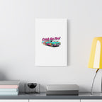 Retro Racing Car Canvas Wall Art – Vintage Dragster Design