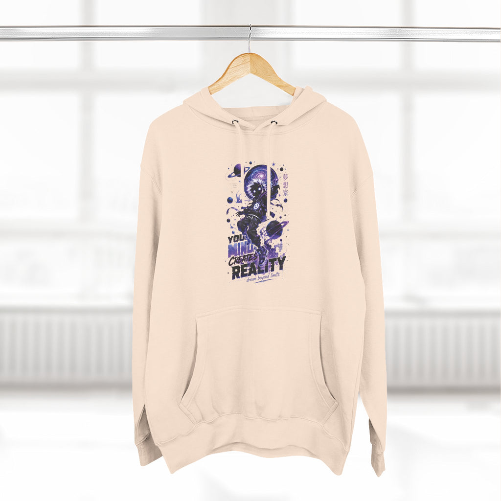 Galaxy Skate Hoodie — "You’re Not High, You’re Reality" Graphic Pullover
