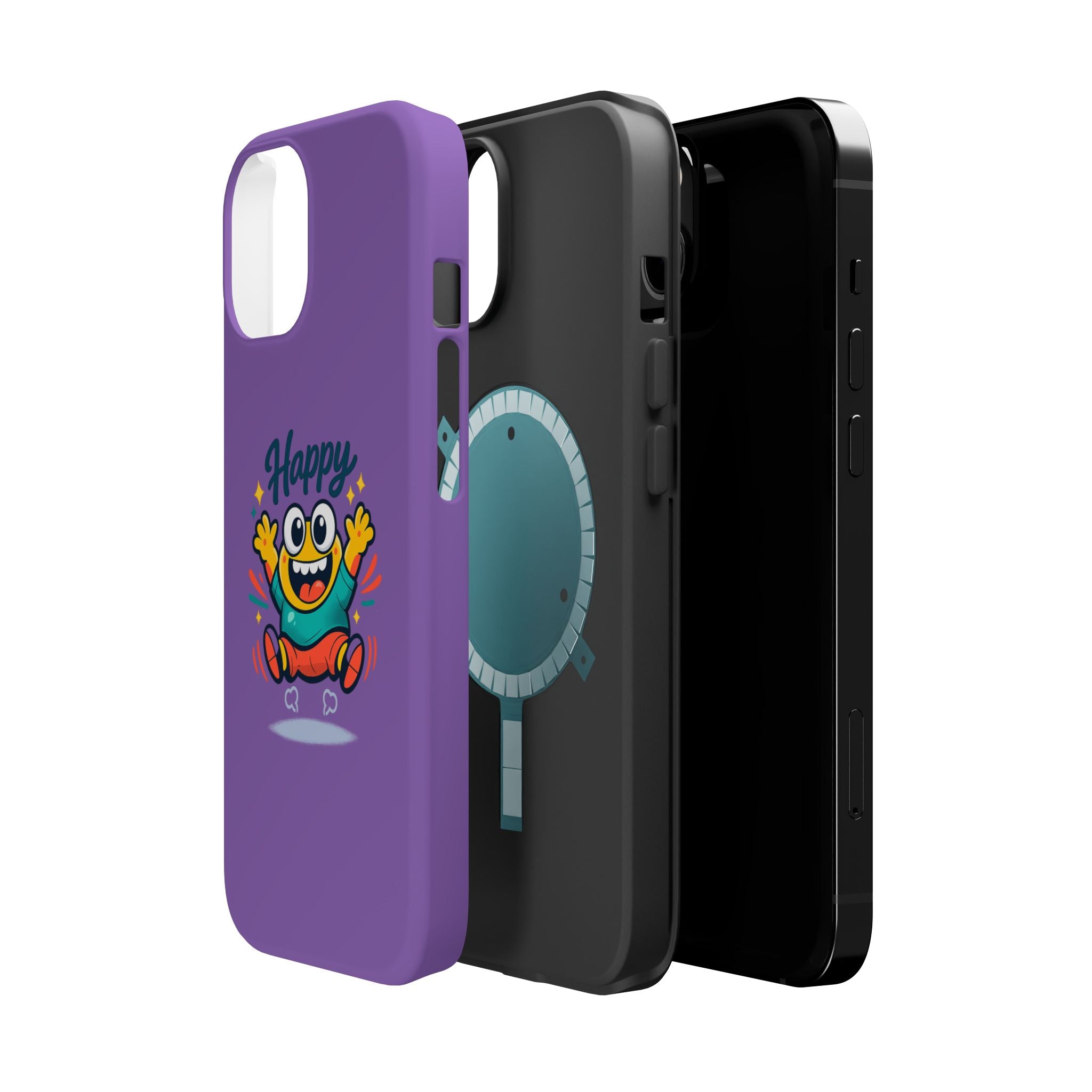 Happy Monster Magnetic Impact-Resistant Phone Case