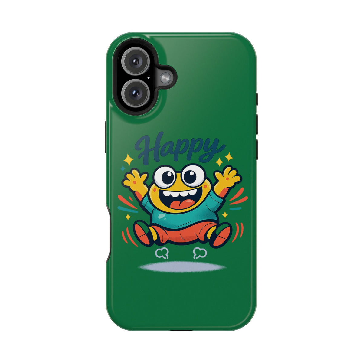 Happy Monster Magnetic Protective Phone Case Green