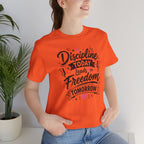 Discipline Today Leads to Freedom Tomorrow Tee — Motivational Fitness T-Shirt