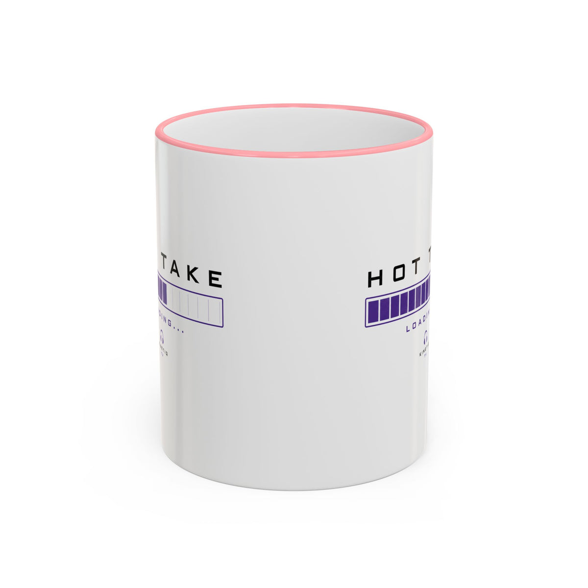 Hot Take Central Hot Take Loading Accent Rim Mug