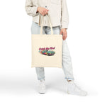 Retro Cartoon Dragster Tote, vintage car illustration | racing flames, 90s nostalgia
