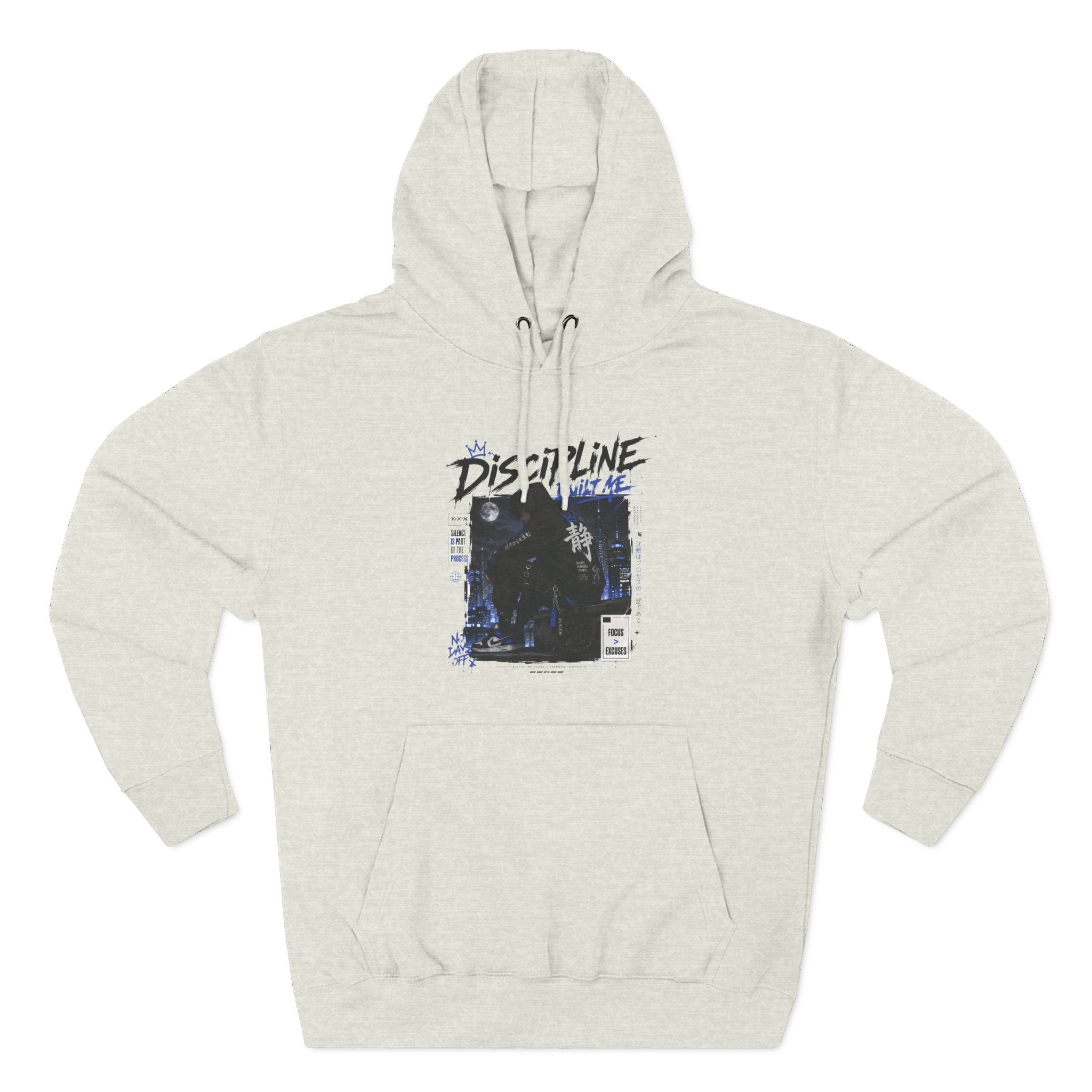 Discipline Graphic Hoodie — Vintage TV Photo Streetwear Pullover