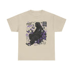 Peacekeeper Anime Graphic Tee — Purple Aesthetic Streetwear