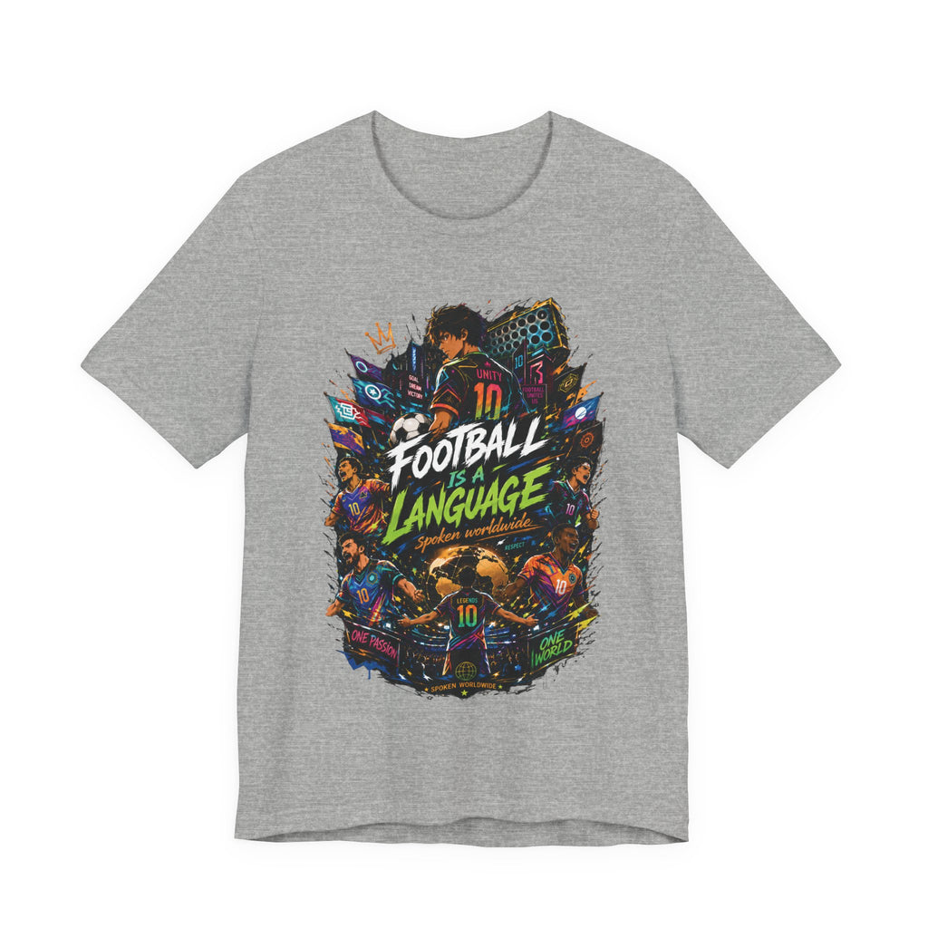 Football Is a Language Graphic T Shirt