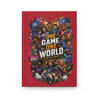 Soccer Hardcover Journal — "One Game One World" Personalized Number Notebook