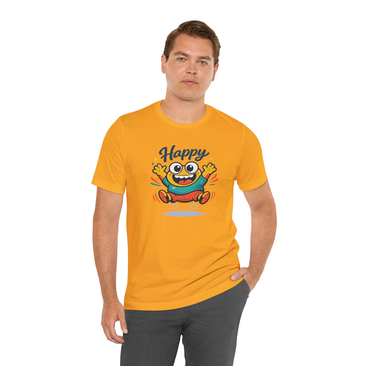 Happy Mood Blob T Shirt Cute Kawaii Graphic Tee