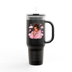 Cozy Pink Hoodie Girl 40oz Insulated Travel Mug
