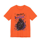 Protect Your Peace Gothic Butterfly Graphic T Shirt