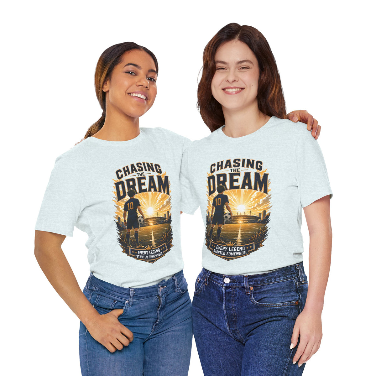 Chasing the Dream Soccer Graphic T Shirt