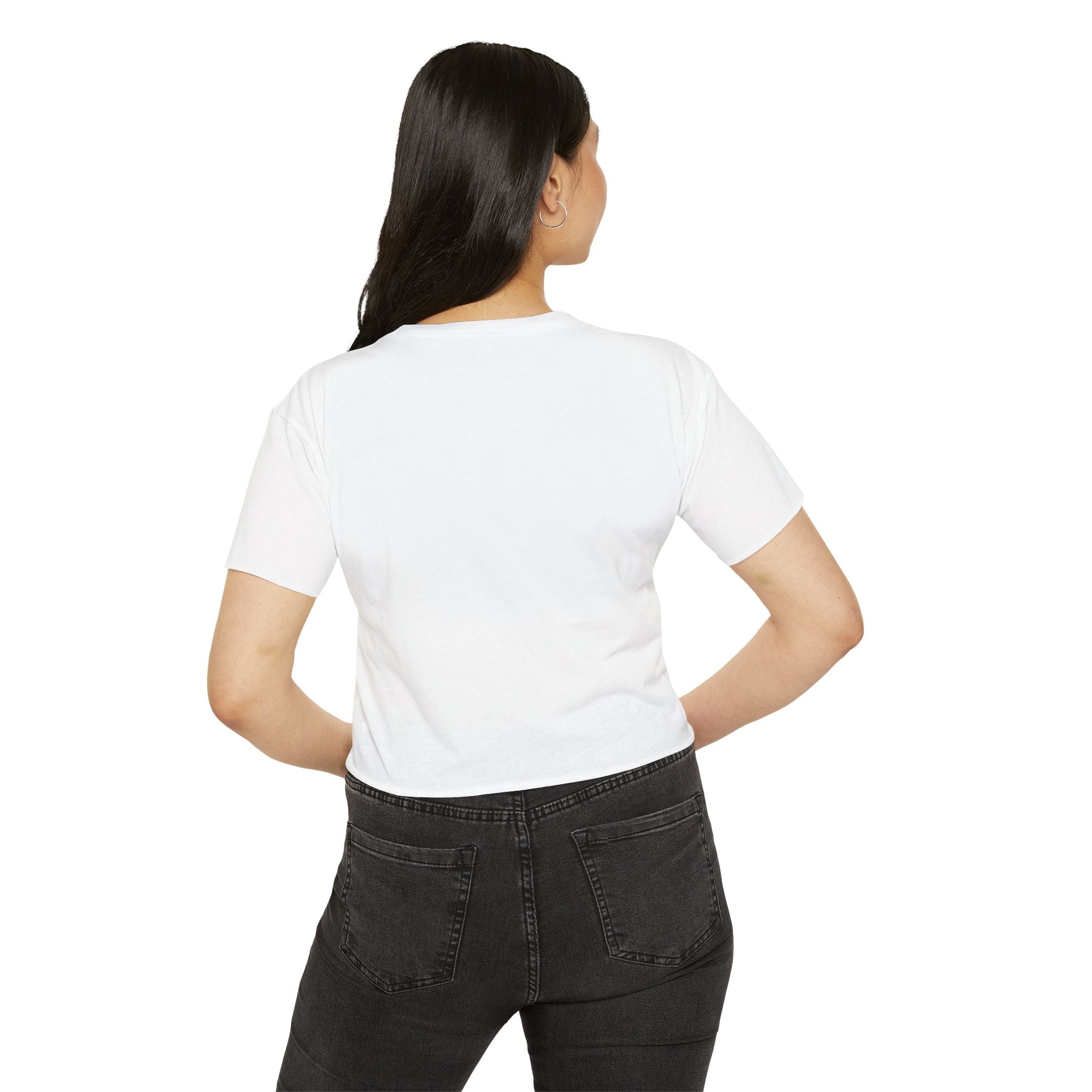 Women’s Festival Crop Top — “I’m Unstoppable!” Retro 80s Empowerment Tee