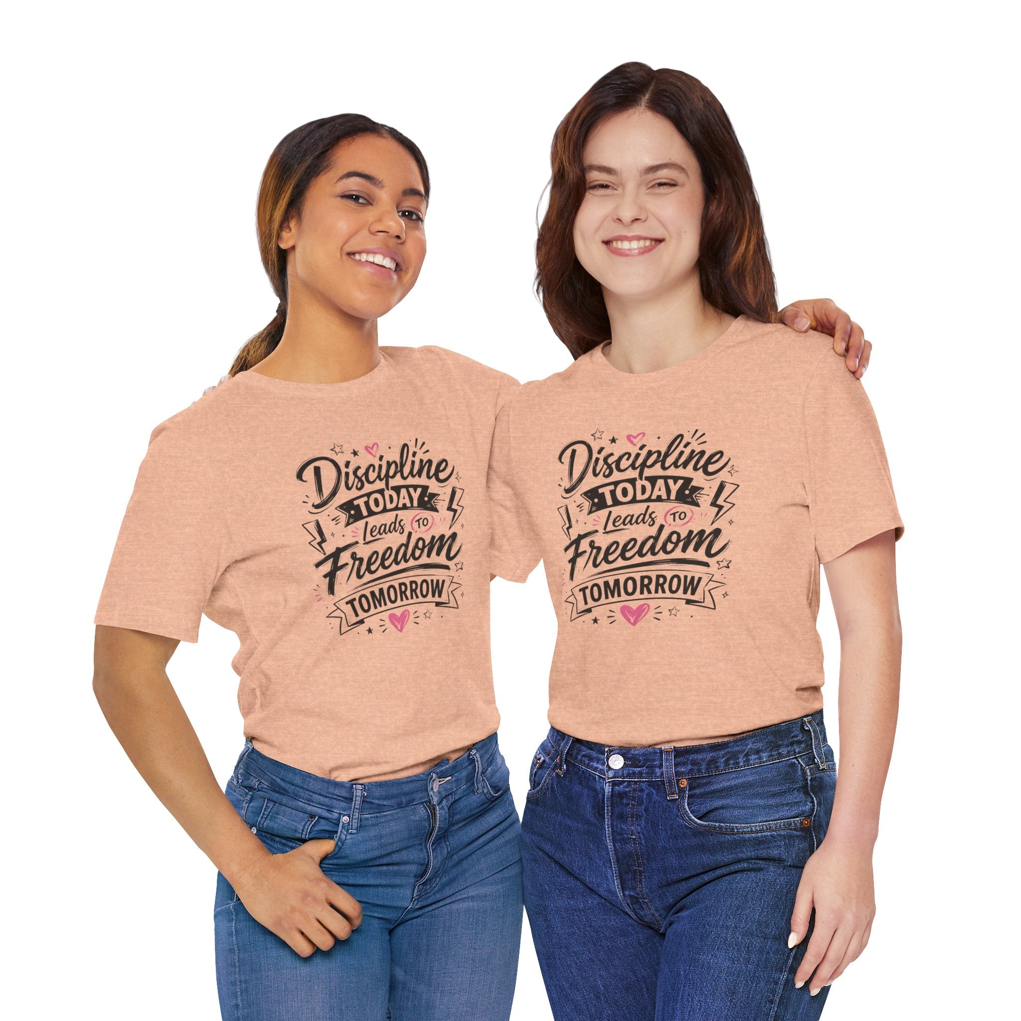 Discipline Today Leads to Freedom Tomorrow Tee — Motivational Fitness T-Shirt