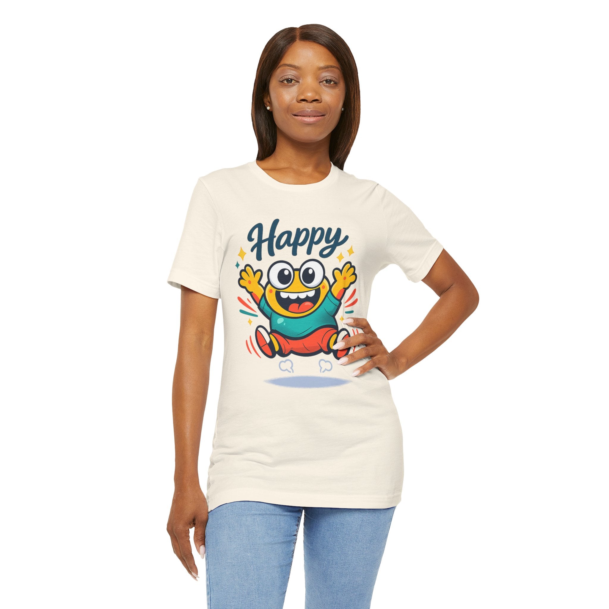 Happy Mood Blob T Shirt Cute Kawaii Graphic Tee