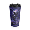 Galaxy Dreamer Stainless Steel Travel Mug — Cosmic Astronaut Design (Midnight)