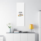 Caffeine and Kindness Canvas - Coffee-Themed Wall Art