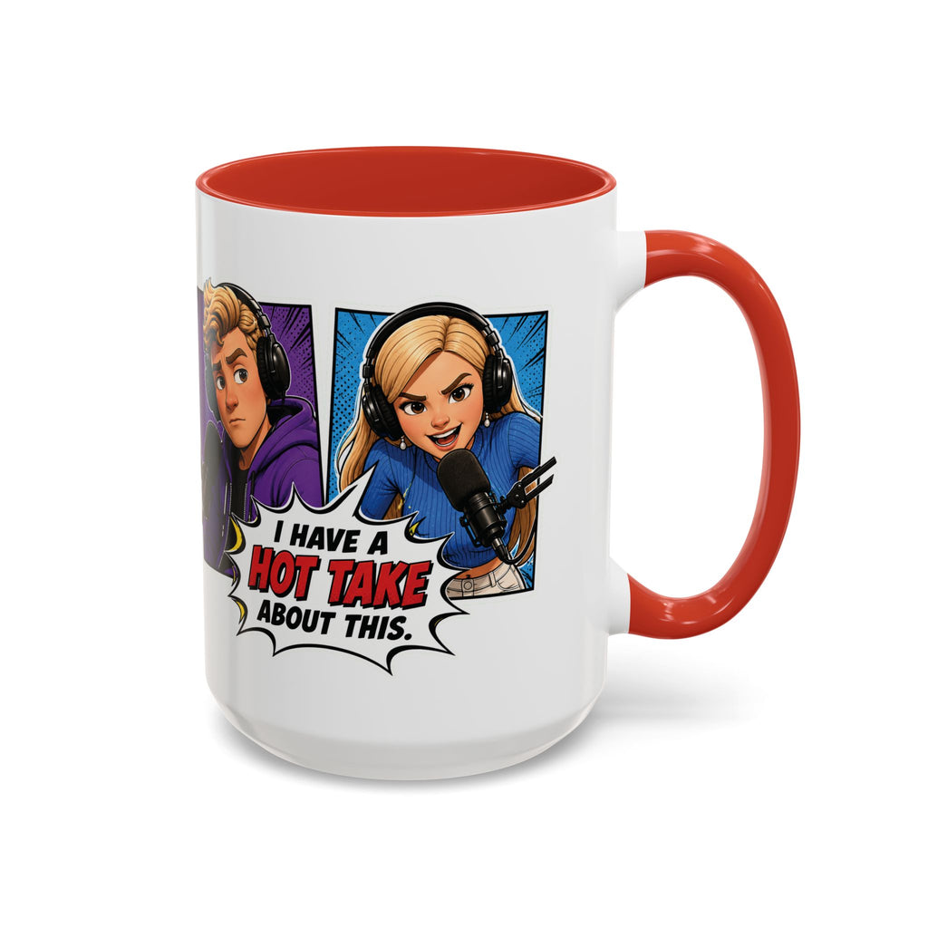 Jake And Emma Hot Take Coffee Mug — "I Have A Hot Take About This" Mug (11/15oz)