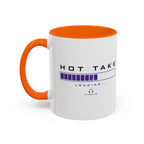 Accent Coffee Mug — "Hot Take Loading" Progress Bar Coffee Mug