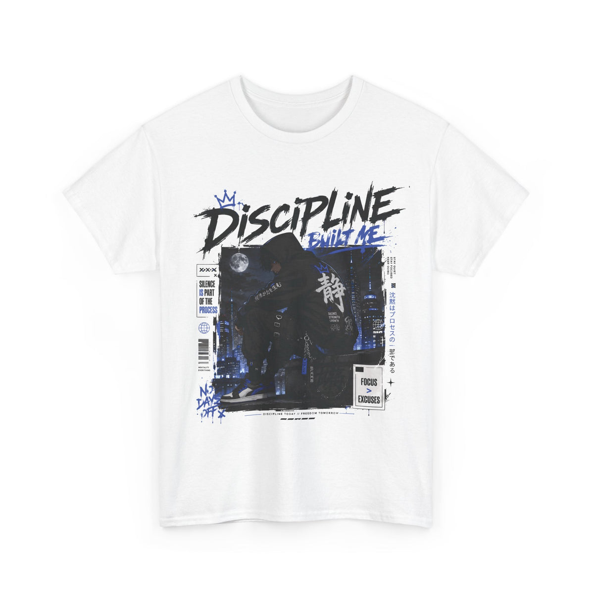 Discipline Built Me Anime Streetwear T Shirt