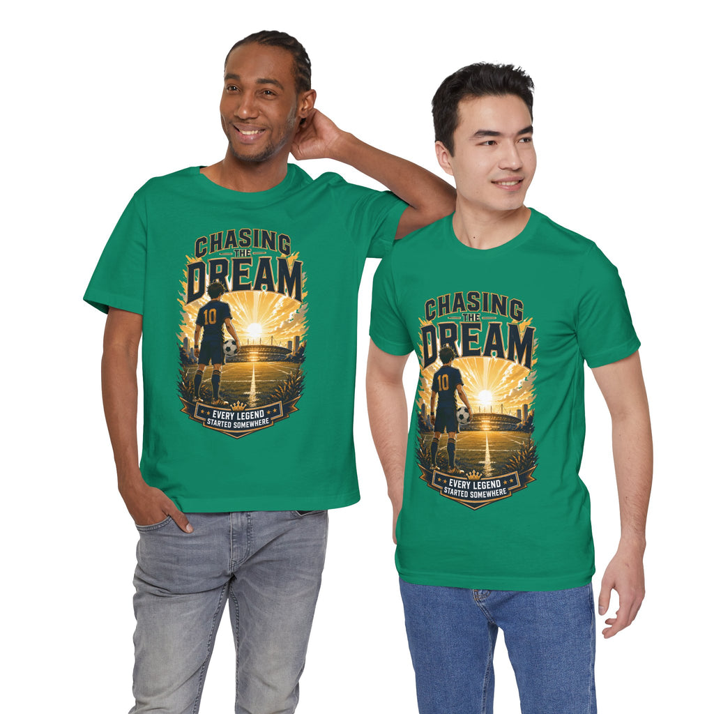 Chasing the Dream Soccer Graphic T Shirt