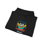 Happy Blob Cartoon Hoodie – Minimal Smiley Graphic Pullover
