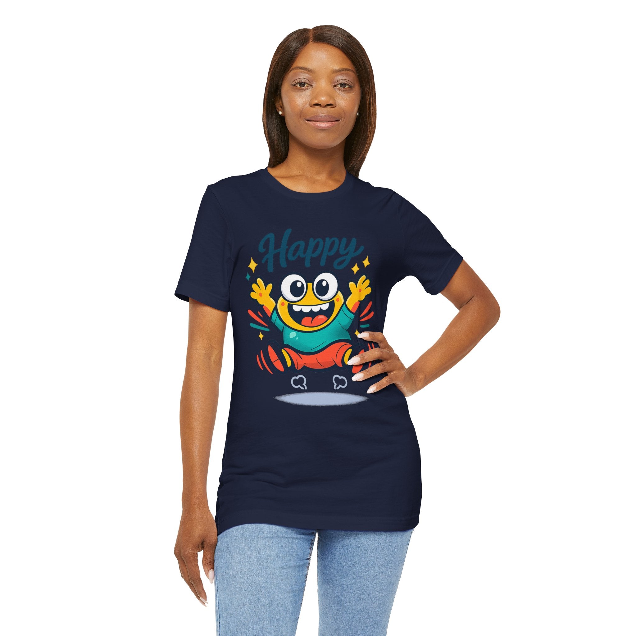 Happy Mood Blob T Shirt Cute Kawaii Graphic Tee