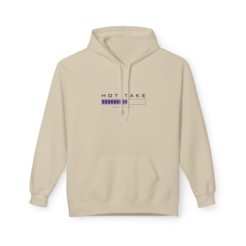 HOT TAKE Loading Hoodie — Minimalist Graphic Pullover
