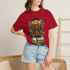 One Game One World Soccer T Shirt International Football Graphic Tee