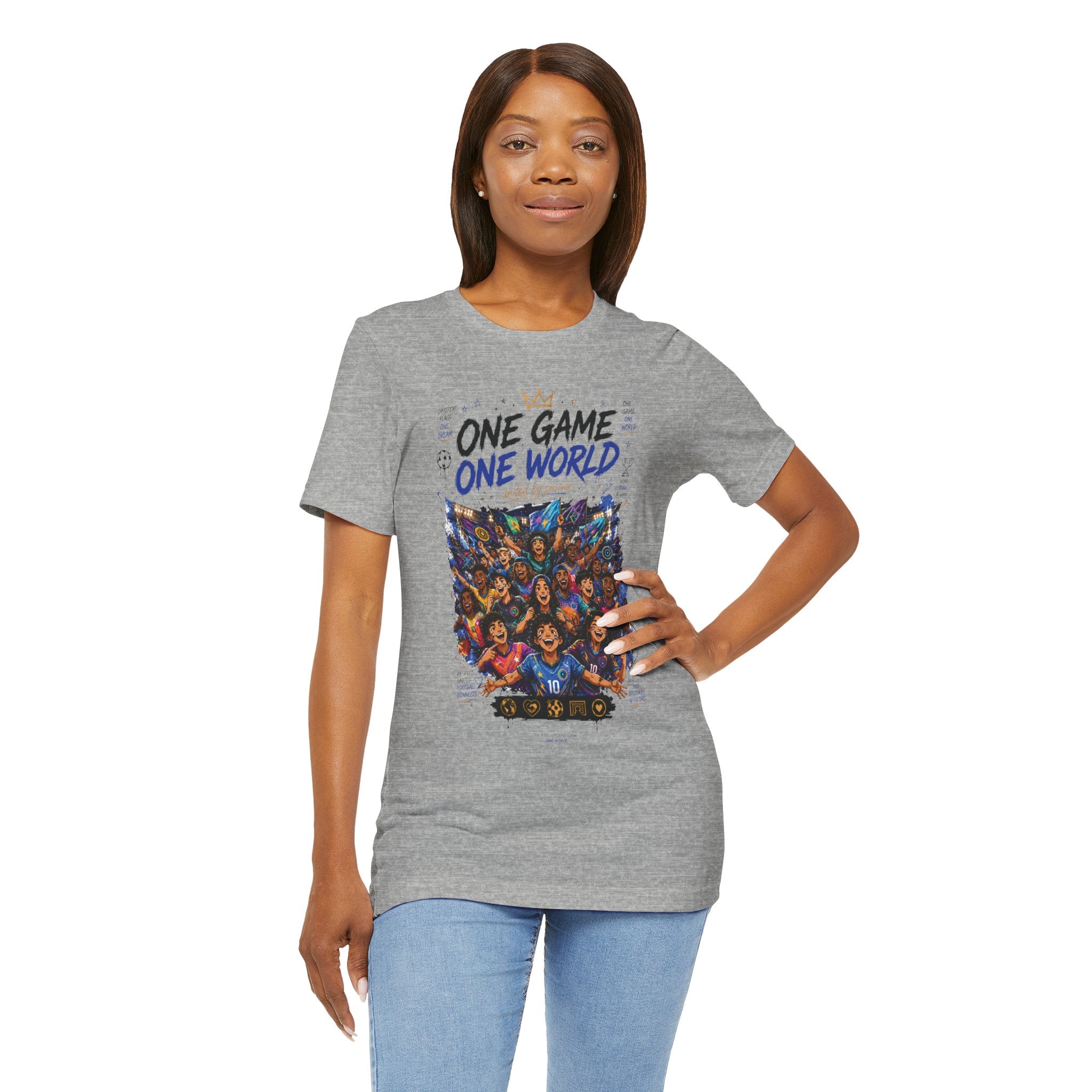 One Game One World Soccer Tee