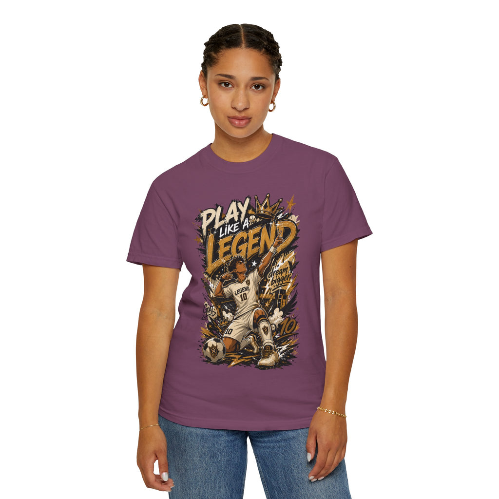 Play Like a Legend Soccer T-Shirt — Vintage Goal Celebration Graphic Tee