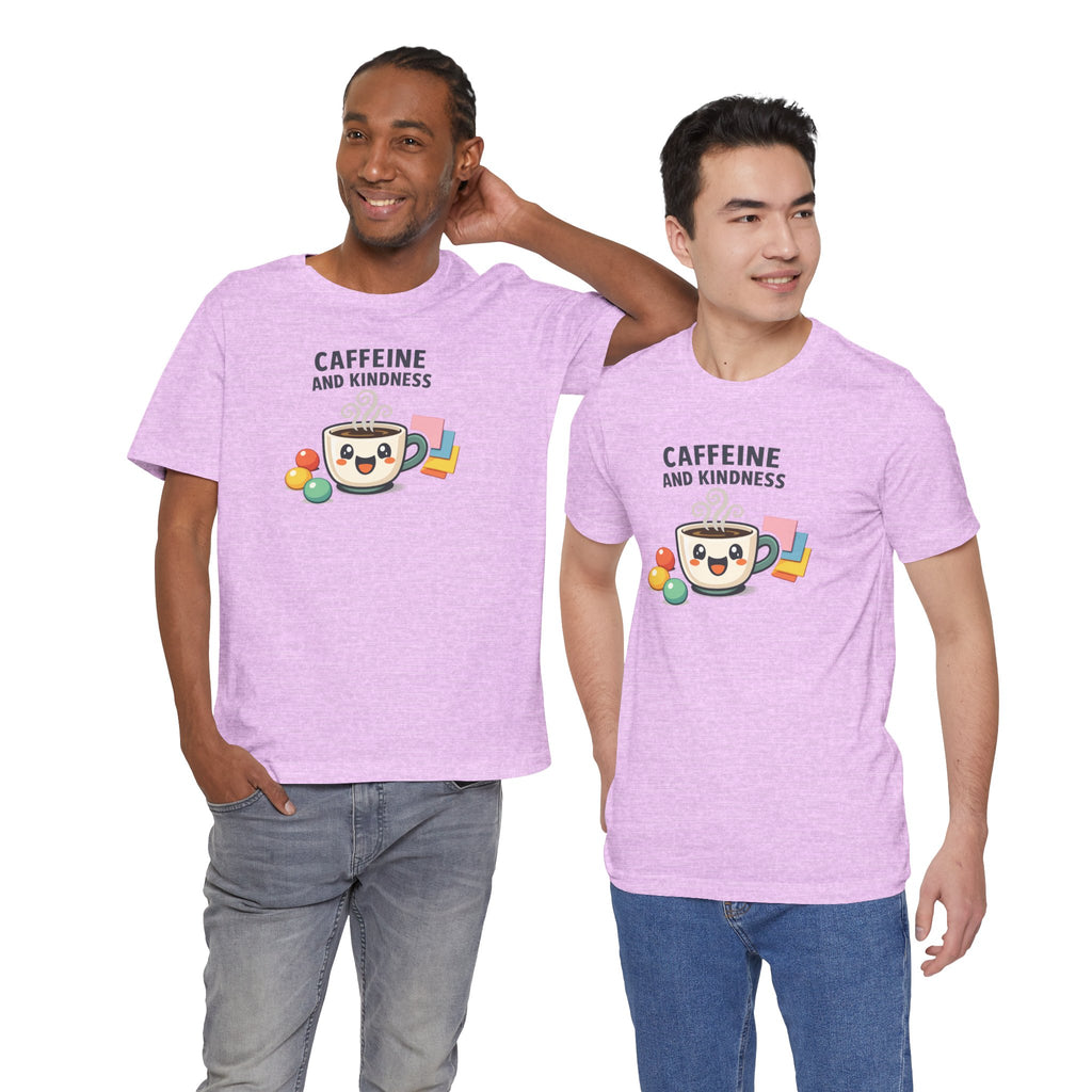 Caffeine and Kindness Tee | office humor, coffee fuel